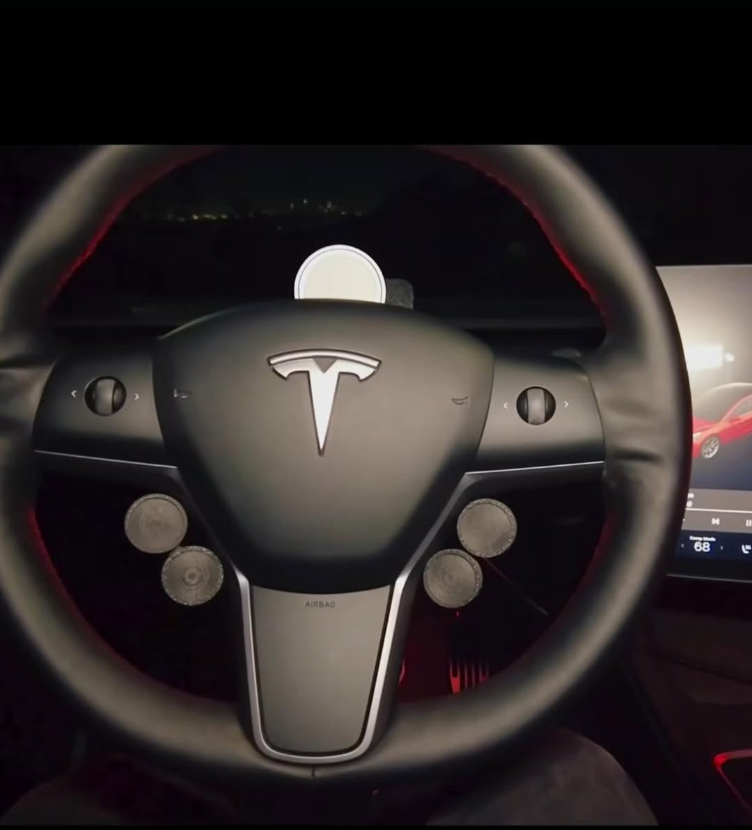 GT3RS Style S3XY Button Mounts for Tesla Model 3/Y